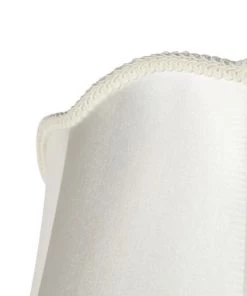 Budget 💯 QAZQA Suspensions Abat-jour En Tissu Crème 🎉 -Luminaires Vintage Soldes abat jour en tissu creme 16