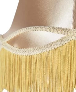 Meilleure vente 🌟 QAZQA Suspensions Abat-jour En Tissu Jaune 👍 -Luminaires Vintage Soldes abat jour en tissu jaune 3