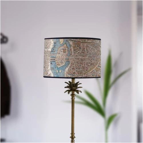 De gros 💯 Yeda Design Lampes à Poser Abat Jour Vintage Map Paris 25 X 18 🛒 2 De gros 💯 Yeda Design Lampes à Poser Abat Jour Vintage Map Paris 25 X 18 🛒 – Image 2