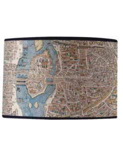 De gros 💯 Yeda Design Lampes à Poser Abat Jour Vintage Map Paris 25 X 18 🛒