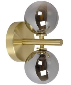 Meilleure vente ✔️ Lucide Appliques Murales Et Spots Applique 2 Lumières H24.5cm 👏 -Luminaires Vintage Soldes applique 2 lumieres h24 5cm 2