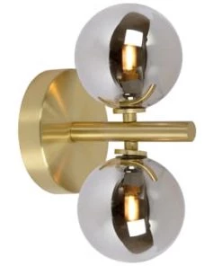 Meilleure vente ✔️ Lucide Appliques Murales Et Spots Applique 2 Lumières H24.5cm 👏 -Luminaires Vintage Soldes applique 2 lumieres h24 5cm 4