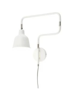 Meilleur prix 🛒 It's About Romi Appliques Murales Et Spots Applique Articulée Métal Blanc L21-57cm 🧨