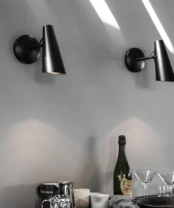 Offres 💯 Nothern Appliques Murales Et Spots Applique Courte Noire Réédition 1952 🌟 -Luminaires Vintage Soldes applique courte noire reedition 1952 3