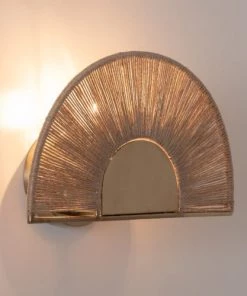 Grosses soldes 🤩 Maisons Du Monde Appliques Murales Et Spots Applique Filaire En Jute Et Métal Doré 💯 -Luminaires Vintage Soldes applique filaire en jute et metal dore 1000 9 20 210350 4