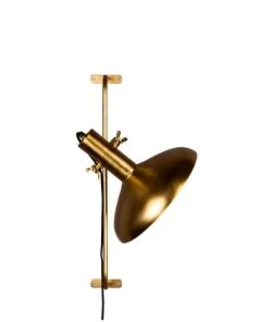 Budget ❤️ Dutchbone Appliques Murales Et Spots Applique Fini Laiton Or 💯