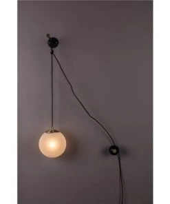 Meilleur prix ✔️ Dutchbone Appliques Murales Et Spots Applique Murale Design Boule Noir Et Blanc 👍 -Luminaires Vintage Soldes applique murale design boule noir et blanc 1