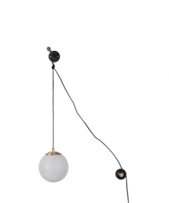 Meilleur prix ✔️ Dutchbone Appliques Murales Et Spots Applique Murale Design Boule Noir Et Blanc 👍