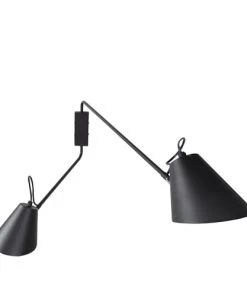 De gros 🎁 QAZQA Appliques Murales Et Spots Applique Murale En Acier Noir 🥰 -Luminaires Vintage Soldes applique murale en acier noir 2