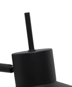 Meilleure vente ✨ QAZQA Appliques Murales Et Spots Applique Murale En Acier Noir 😀 -Luminaires Vintage Soldes applique murale en acier noir 8