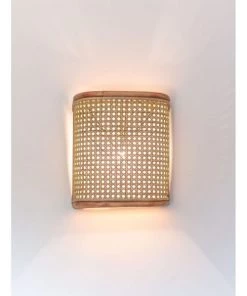 Le moins cher ⭐ Saudara Collections Appliques Murales Et Spots Applique Murale En Cannage 😉 -Luminaires Vintage Soldes applique murale en cannage 3