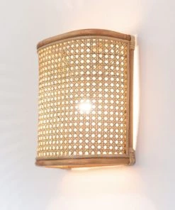 Le moins cher ⭐ Saudara Collections Appliques Murales Et Spots Applique Murale En Cannage 😉 -Luminaires Vintage Soldes applique murale en cannage 4