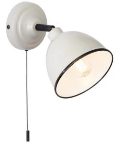 Grosses soldes 👍 Brilliant Appliques Murales Et Spots Applique Orientable Avec Interrupteur Tirette Métal H12,5cm 🔥