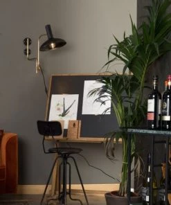 Luminaires Vintage Soldes -Luminaires Vintage Soldes applique vintage en metal noir 1