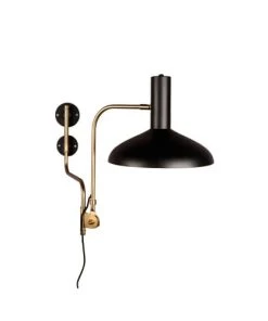 Acheter 🔔 Dutchbone Appliques Murales Et Spots Applique Vintage En Métal Noir ✔️ -Luminaires Vintage Soldes applique vintage en metal noir 3