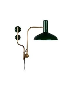 Coupon 🛒 Dutchbone Appliques Murales Et Spots Applique Vintage En Métal Vert 🌟 -Luminaires Vintage Soldes applique vintage en metal vert 3