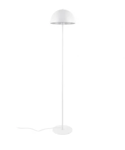 Tout neuf ✔️ Leitmotiv Lampadaires Lampadaire Champignon En Métal Blanc 🧨