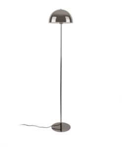 Luminaires Vintage Soldes -Luminaires Vintage Soldes lampadaire champignon en metal gris fume