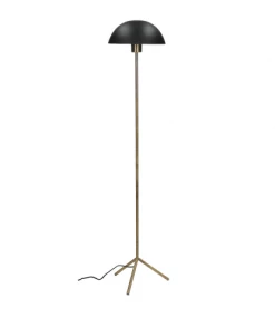 Luminaires Vintage Soldes -Luminaires Vintage Soldes lampadaire champignon en metal laiton et noir