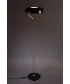 Promo 🎁 Dutchbone Lampadaires Lampadaire Design Métal Finitions Dorées Noir 🔥 -Luminaires Vintage Soldes lampadaire design metal finitions dorees noir 2