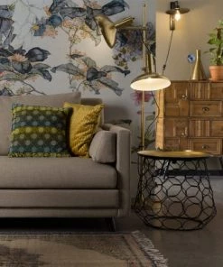 Le moins cher 👍 Dutchbone Lampadaires Lampadaire Double Fini Laiton Or 🧨 -Luminaires Vintage Soldes lampadaire double fini laiton or 2