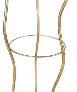 Meilleure affaire 🥰 QAZQA Lampadaires Lampadaire En Acier Doré/laiton ❤️ -Luminaires Vintage Soldes lampadaire en acier dore laiton 4