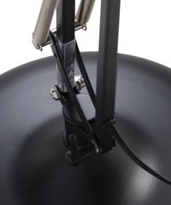 Sortie ⌛ QAZQA Lampadaires Lampadaire En Acier Noir 💯 -Luminaires Vintage Soldes lampadaire en acier noir 2