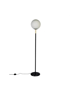 Bon marché 👍 Zuiver Lampadaires Lampadaire En Marbre Et Métal Noir 🎁