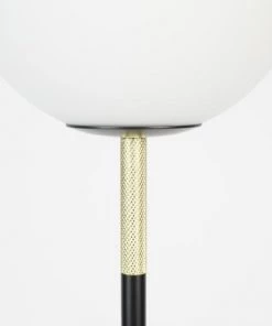 Bon marché 👍 Zuiver Lampadaires Lampadaire En Marbre Et Métal Noir 🎁 -Luminaires Vintage Soldes lampadaire en marbre et metal noir 4