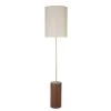 Tout neuf ⌛ Maisons Du Monde Lampadaires Lampadaire En Métal Doré Et Abat-jour En Lin Beige 💯