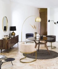 Meilleure vente 😉 Maisons Du Monde Lampadaires Lampadaire En Métal Doré H206cm ✔️ -Luminaires Vintage Soldes lampadaire en metal dore h206cm 1000 9 9 165198 7