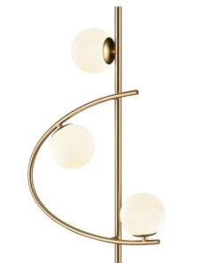 Le moins cher 🌟 Laurie Lumière Lampadaires Lampadaire En Métal Laiton 🤩 -Luminaires Vintage Soldes lampadaire en metal laiton 4