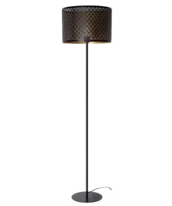 Remise ✨ Keria Lampadaires Lampadaire En Métal Noir 🤩 -Luminaires Vintage Soldes lampadaire en metal noir 7