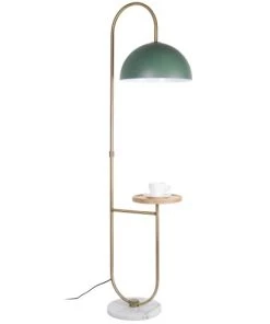 Offres 💯 Laurie Lumière Lampadaires Lampadaire En Métal Vert 🤩 -Luminaires Vintage Soldes lampadaire en metal vert 2