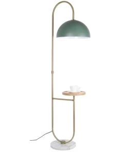Offres 💯 Laurie Lumière Lampadaires Lampadaire En Métal Vert 🤩 -Luminaires Vintage Soldes lampadaire en metal vert 4