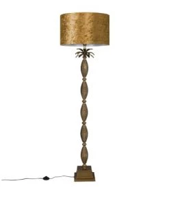 Remise ⌛ Dutchbone Lampadaires Lampadaire Palmier En Métal Or ✔️