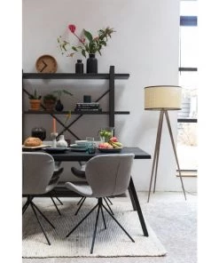 Budget 😀 Zuiver Lampadaires Lampadaire Trépied Cannage Beige 🔥 -Luminaires Vintage Soldes lampadaire trepied cannage beige 3