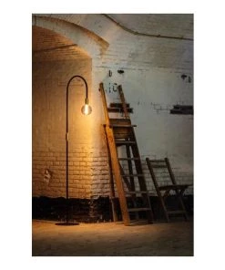 Luminaires Vintage Soldes -Luminaires Vintage Soldes lampadaire vintage en metal noir 180 cm 1