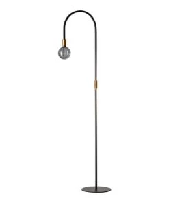 Promo 👍 Lampea Lampadaires Lampadaire Vintage En Métal Noir 180 Cm ❤️