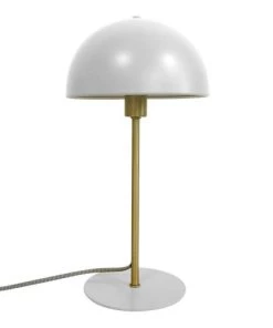 Tout neuf 😀 Present Time Lampes à Poser Lampe à Poser Bonnet Métal Blanc 🔥