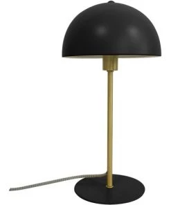 Tout neuf 👍 Present Time Lampes à Poser Lampe à Poser Bonnet Métal Noir 🛒