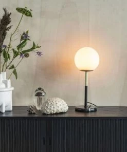 Promo 🔥 Zuiver Lampes à Poser Lampe à Poser En Marbre Et Métal Noir 👏 -Luminaires Vintage Soldes lampe a poser en marbre et metal noir 2