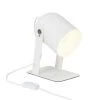 Offres 🌟 Brilliant Lampes à Poser Lampe à Poser En Métal Blanc Orientable H22cm ✨