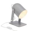 Les meilleures critiques de 😀 Brilliant Lampes à Poser Lampe à Poser En Métal Gris Orientable H22cm 😍