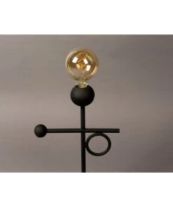 Sortie 🥰 Dutchbone Lampes à Poser Lampe à Poser En Métal Noir ✨ -Luminaires Vintage Soldes lampe a poser en metal noir 3