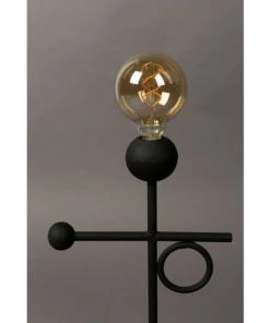 Sortie 🥰 Dutchbone Lampes à Poser Lampe à Poser En Métal Noir ✨ -Luminaires Vintage Soldes lampe a poser en metal noir 4