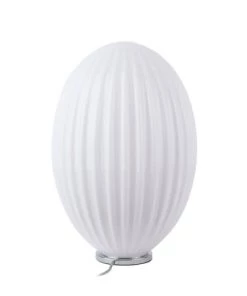 Promo ⭐ Leitmotiv Lampes à Poser Lampe à Poser En Verre H45cm Blanc ⭐