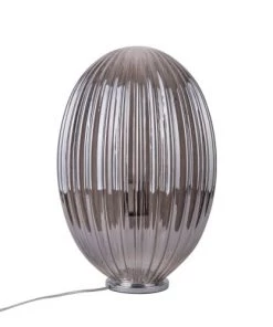 Grosses soldes 💯 Leitmotiv Lampes à Poser Lampe à Poser En Verre H45cm Gris Fumé 🧨