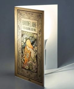 Meilleur prix 🥰 Mathi Design Lampes à Poser Lampe à Poser Les Fleurs Du Mal 🛒 -Luminaires Vintage Soldes lampe a poser les fleurs du mal 3