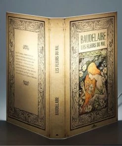 Meilleur prix 🥰 Mathi Design Lampes à Poser Lampe à Poser Les Fleurs Du Mal 🛒 -Luminaires Vintage Soldes lampe a poser les fleurs du mal 4